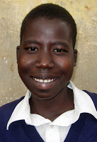 Mercy, 17, volunteer since 2007, currently in grade S4 at Awere secondary school