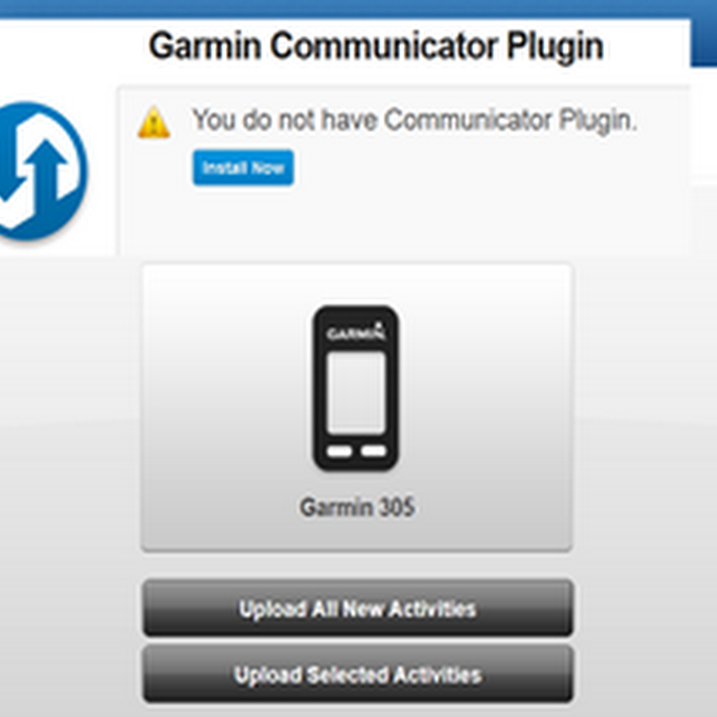 Current Version Plugin: Garmin Communicator Plug-in