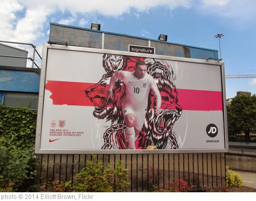 'England World Cup 2014 billboard - Corporation Street, Birmingham' photo (c) 2014, Elliott Brown - license: https://creativecommons.org/licenses/by-sa/2.0/