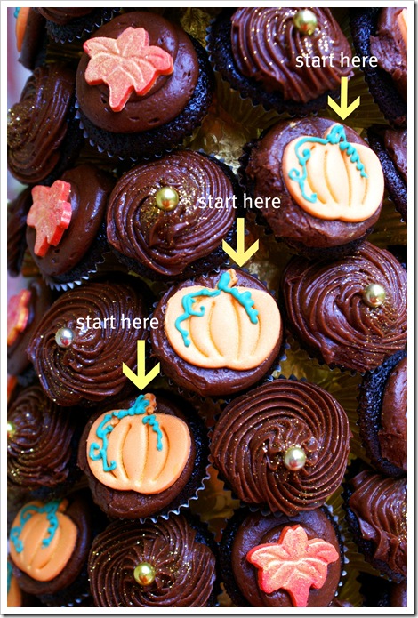 fall mini cupcake tower fall mini cupcake tower