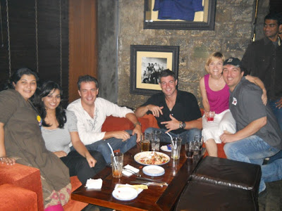 The gang at Hard Rock Cafe