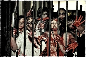 Zombies are barred from the annual dinner. Angy Ellis
