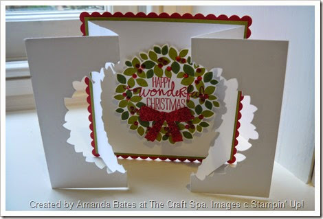 Double Die Cut Wonderful Wondrous Wreath, Amanda Bates, The Craft Spa, North Yorkshire 044