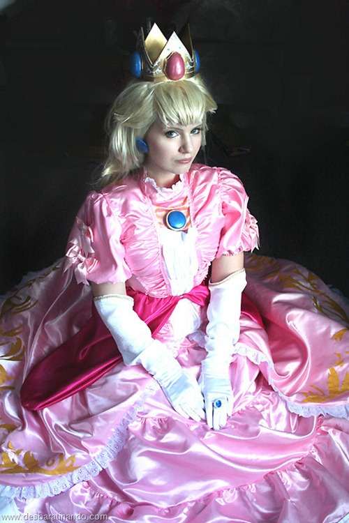 princesa peach cosplay Princess Peach cosplya desbaratianndo (10)