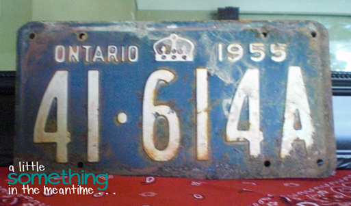1955 Plate