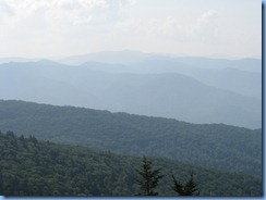 0540 North Carolina, Blue Ridge Parkway - Waterrock Knob Overlook view