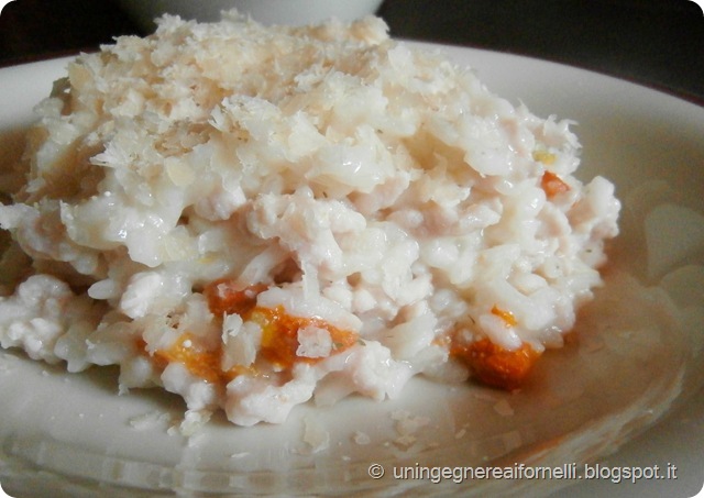 risotto tacchino ragù fiori zucca limone riso primo