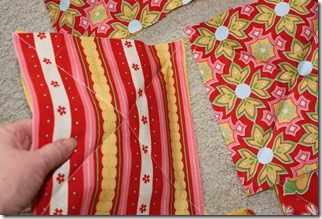 Rag Quilt Yellow and Red 009 Rag Quilt Yellow and Red 009