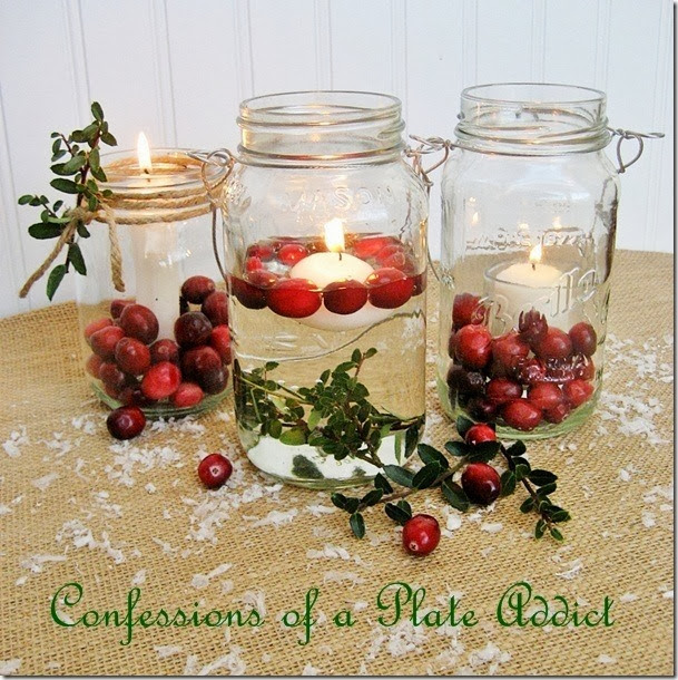 CONFESSIONS OF A PLATE ADDICT Mason Jar Christmas Candles CONFESSIONS OF A PLATE ADDICT Mason Jar Christmas Candles