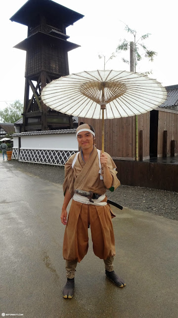 a resident of Edo Wonderland in Nikko, Japan 
