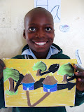 And here's one of Philani Sibuyi's drawings, with nice bold coloring. Some of the kids are making small pieces of artwork to try to sell to guests at Ulusaba, both for profit and for fundraising for the school... I hope it goes well! South Africa - 467.jpg