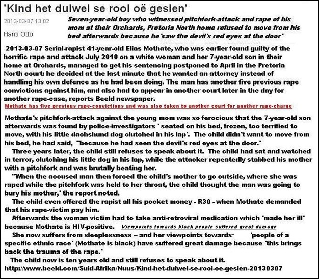 ORCHARDS PRETORIA NORTH MOM RAPED PITCHFORK ATTACK ELIAS MOTHATE 41 GUILTY