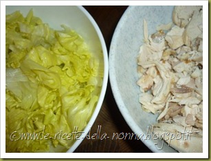 Pollo freddo in insalata con crema di peperoni (3)