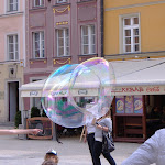 Massive bubble from a busker! Massive bubble from a busker!