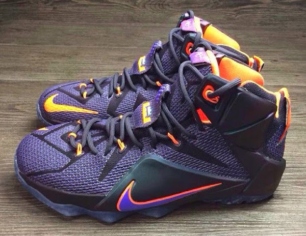 Another Look at the Nike LeBron 12 in Purple and Orange