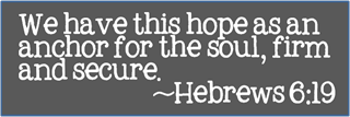 anchor scripture quote