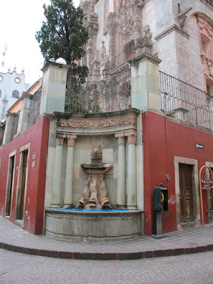 our corner in front of the Jesuit church