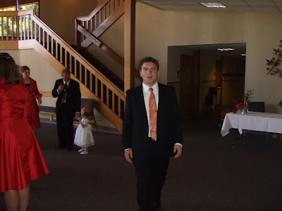 Clark Waiting for the Ceremony