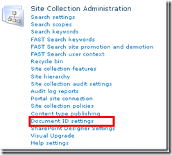 How to configuration the Unique Document ID Service to make it Immediatly effect in Sharepoint 2010