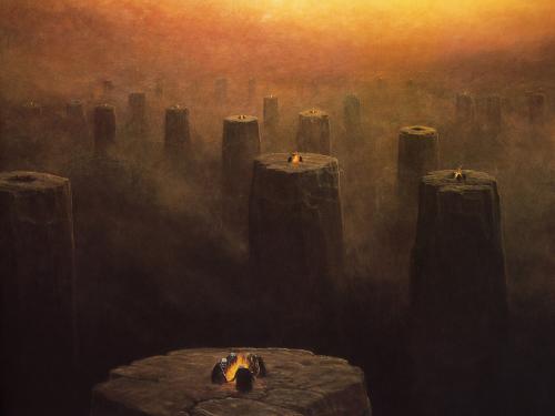 Zdzislaw Beksinski Candles, Death