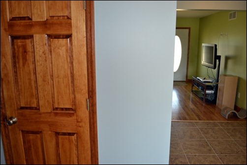 dining room wall after dining room wall after