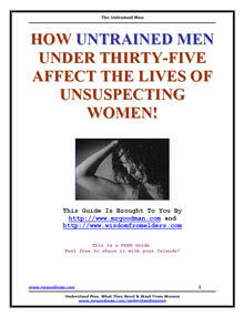 Cover of Shawn Nelson's Book The Untrained Men Guide