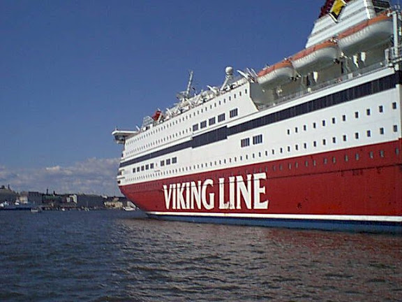 Liner at Helsinki seaport