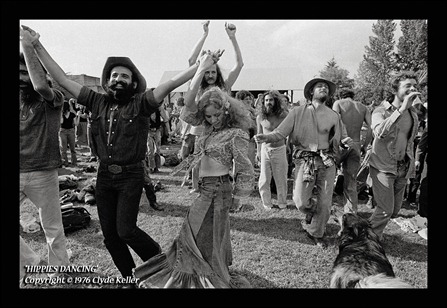 Hippies Dancing