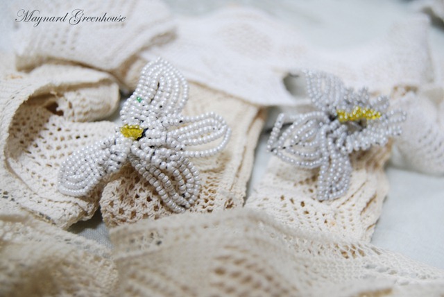 beaded flowers