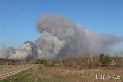 Wildfire south of Park Rapids