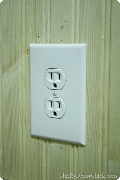 Adding spacers to outlet to make it flush with wall