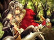 Anime Elf And A Little Girl
