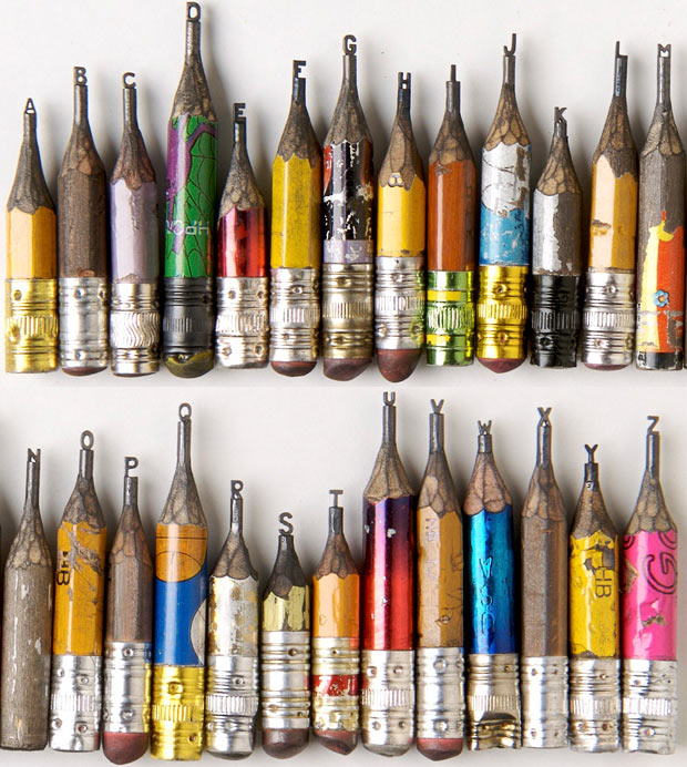 Pencil sculptures : Miniature Masterpieces by Dalton Ghetti