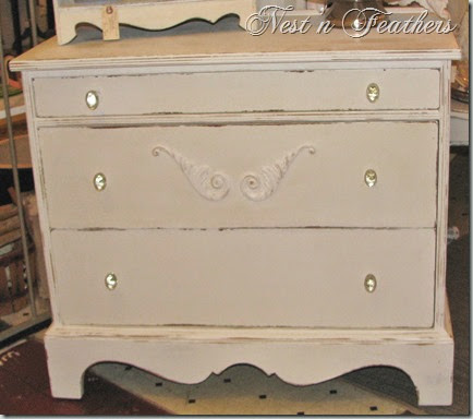 Moonlight white dresser AFTER Moonlight white dresser AFTER