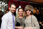 From left to right: Jewelery designer Andrew Prince; Katy McGhee, Manager of Vera Wang at Browns Bride Bride Boutique; jeweler Lauren Adriana. From left to right: Jewelery designer Andrew Prince; Katy McGhee, Manager of Vera Wang at Browns Bride Bride Boutique; jeweler Lauren Adriana.