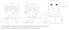[AA]Pazu & Sheeta & Unreadable (Castle in the Sky)