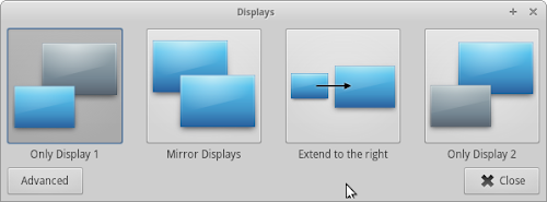 Xfce 4.12 - configurazione multi monitor
