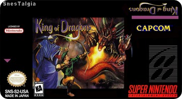 Label Snes label-The-King-of-Dragons-snes