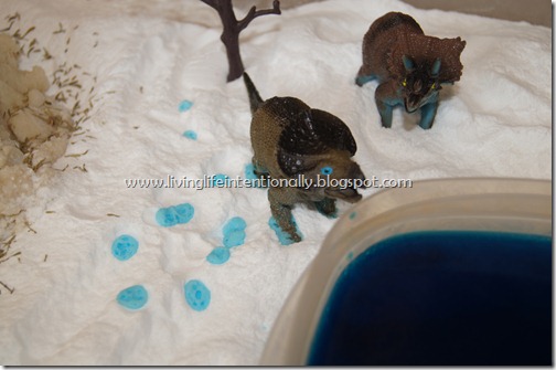 Fizzy Dinosaur Footprints Fizzy Dinosaur Footprints