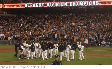 'GiantsDivisionChamps5.jpg' photo (c) 2012, Ed and Eddie - license: http://creativecommons.org/licenses/by-sa/2.0/