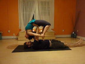 Danurasana on Hands variation