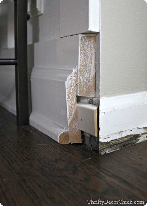 covering baseboards