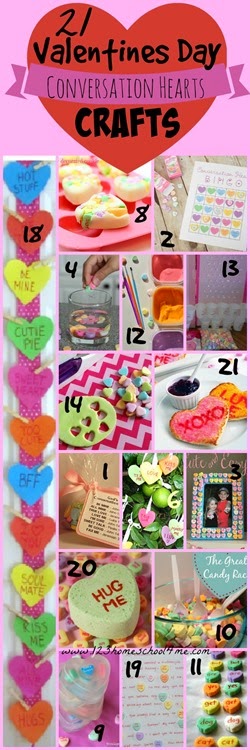 Valentines Day Crafts - 21 conversation hearts crafts for kids of all ages Valentines Day Crafts - 21 conversation hearts crafts for kids of all ages