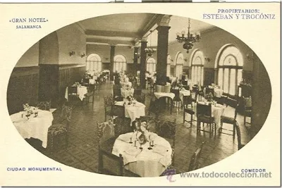 comedor del Gran Hotel de Salamanca