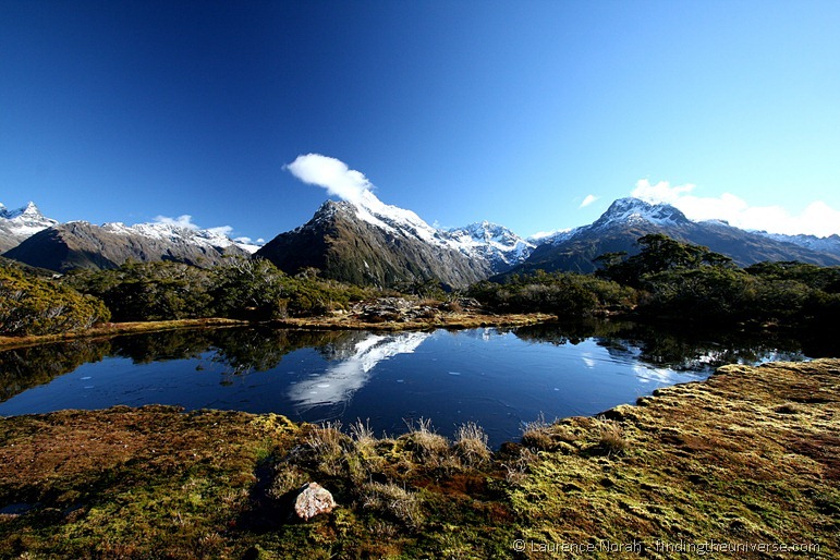 Alpine lake reflection Alpine lake reflection