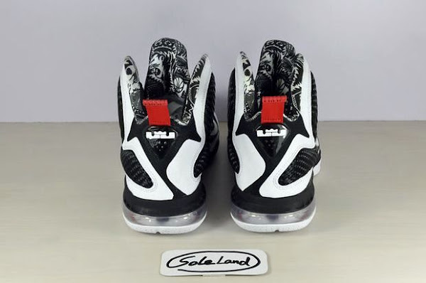 First Look Nike LeBron 9 8220Black amp White8221 aka strikeScarfacestrike Freegums