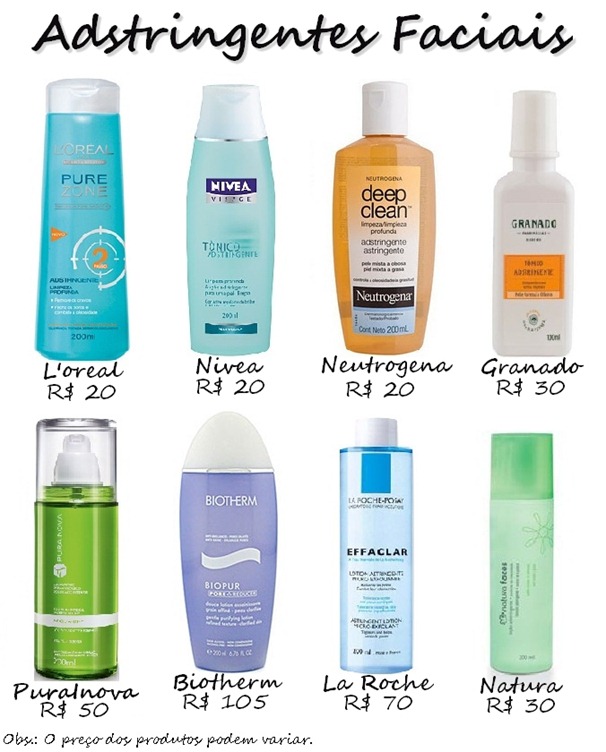 tipos de adstringentes tipos de adstringentes
