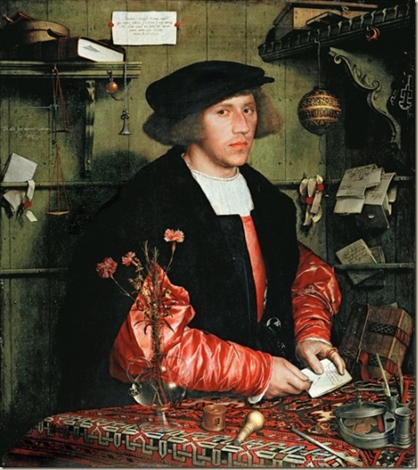 Holbein, Portrait de Georg Gisze 