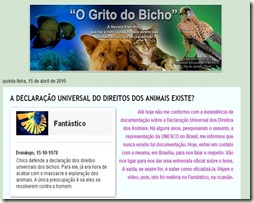 grito-bicho grito-bicho