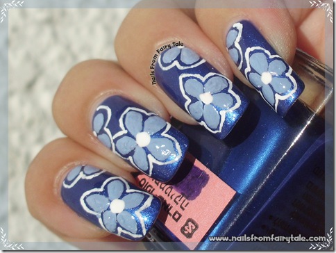 blue flowers